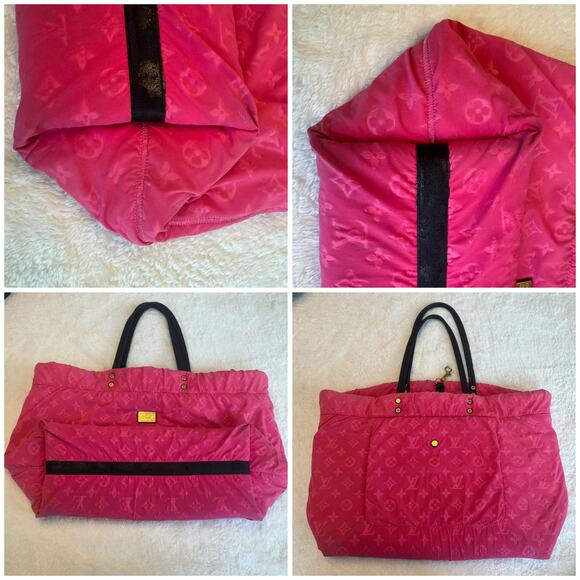 Louis Vuitton Scuba Cruiseline Embossed Monogram Neoprene Tote Bag Barbie Pink - Picture 14 of 16